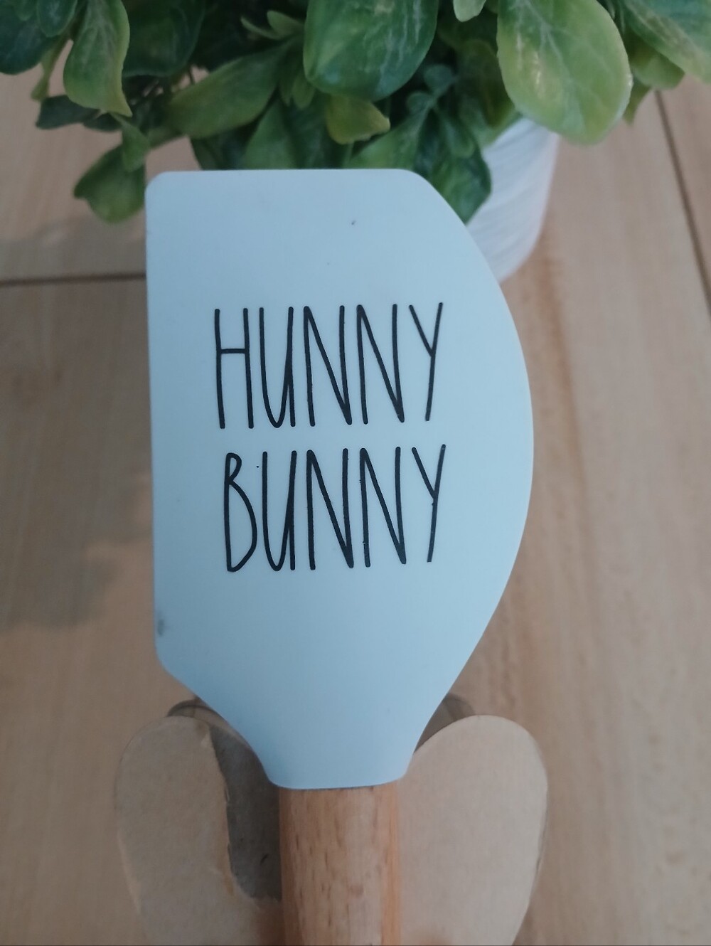 Rae Dunn Hunny Bunny Silicone Spatula & Bunny Cookie Cutter Blue Brand New